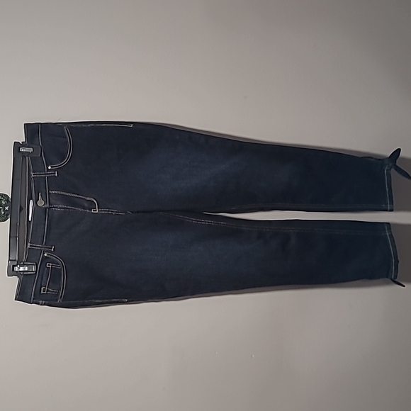 crown & ivy Denim - Crown & Ivy sz 8 ankle jeans bow cuff WJ14